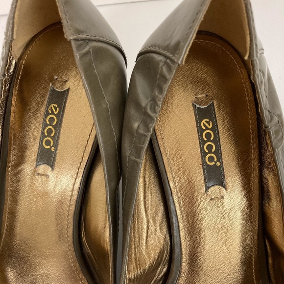 New Ecco ladies open toe pumps 40 (9) NWOT - Picture 3 of 5